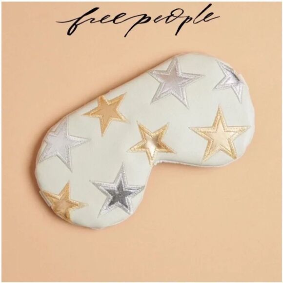 New Free People Metallic Star Eye Mask - Picture 1 of 5
